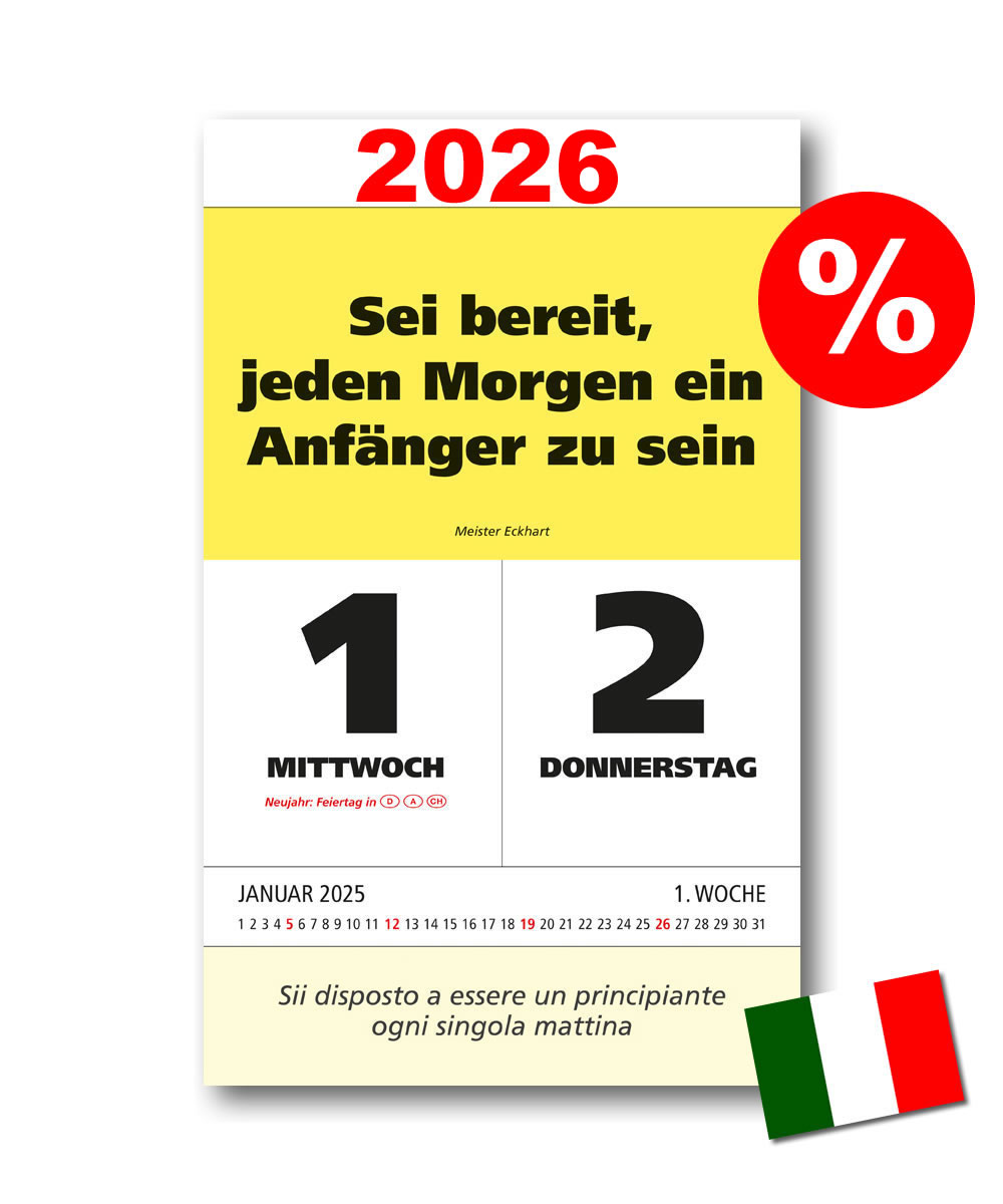IMPULS-Zwei-(2)Tagesspruch Kalender  2026* - ABVERKAUF