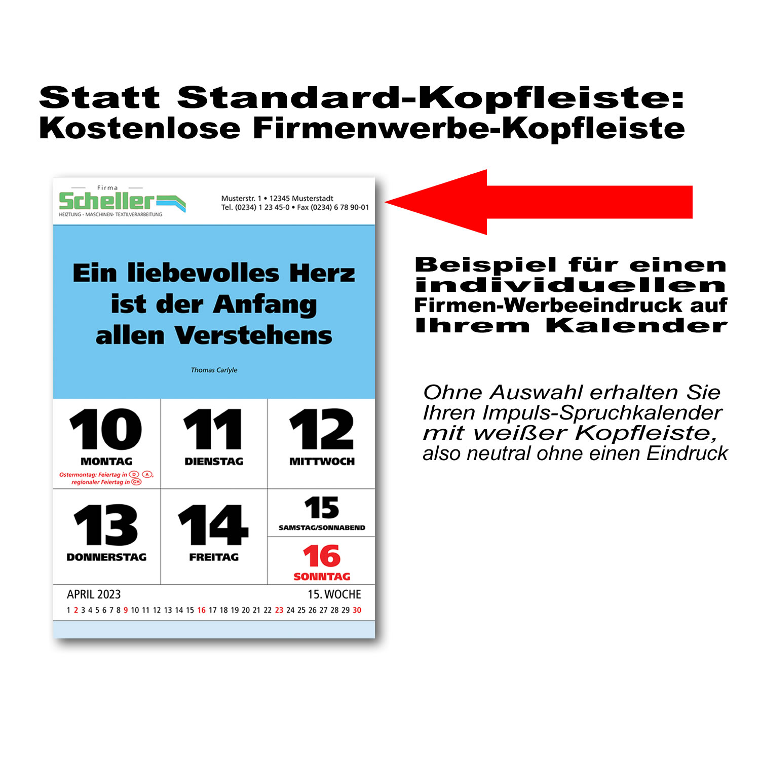 IMPULS-Wochenspruch Kalender 2025* - ABVERKAUF