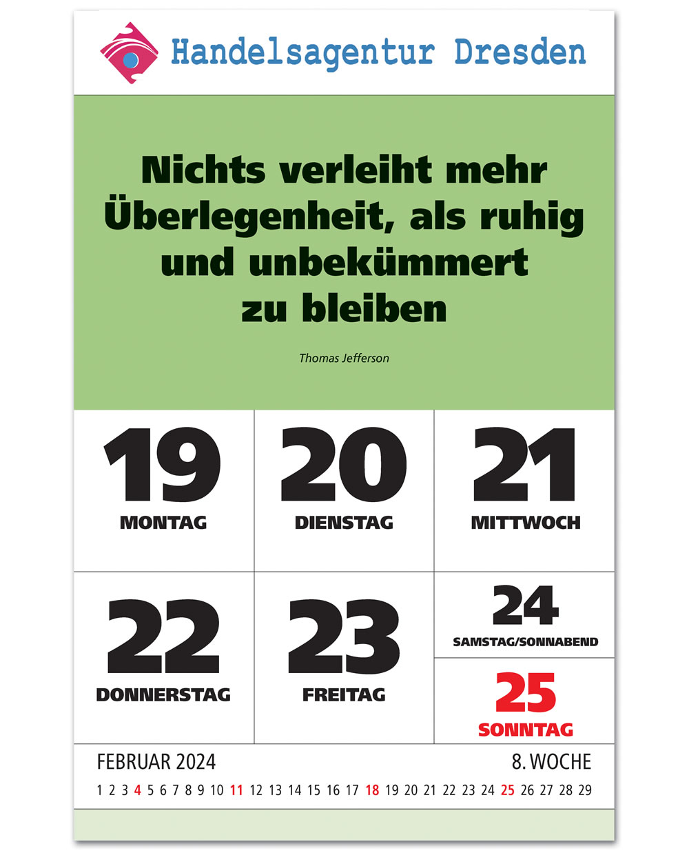 IMPULS-Wochenspruch Kalender 2024 **