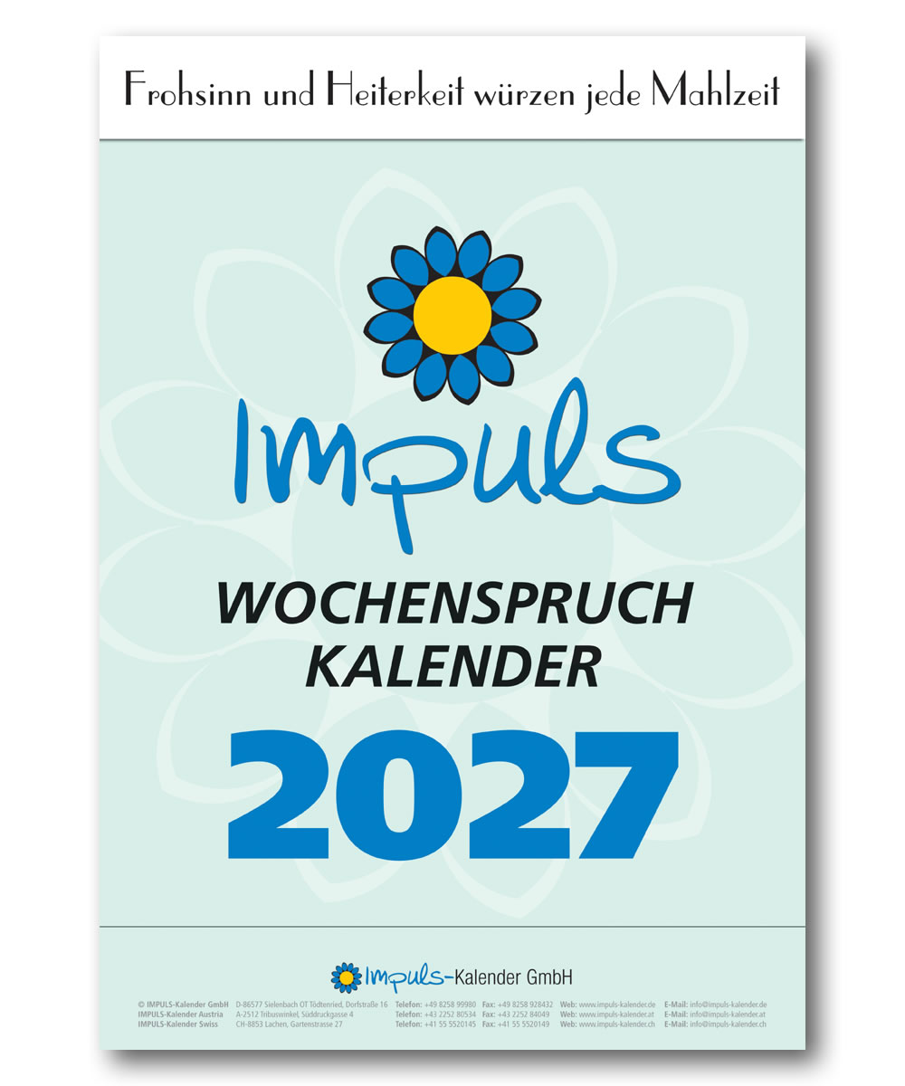 IMPULS-Wochenspruch Kalender 2027 **