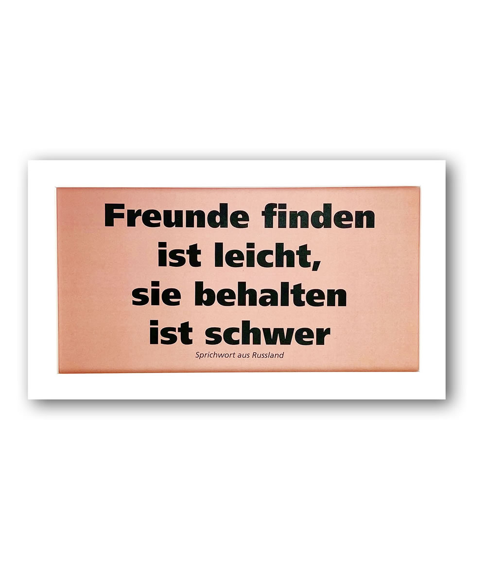 Spruch-Rahmen aus Holz | schwarz, weiß oder Set