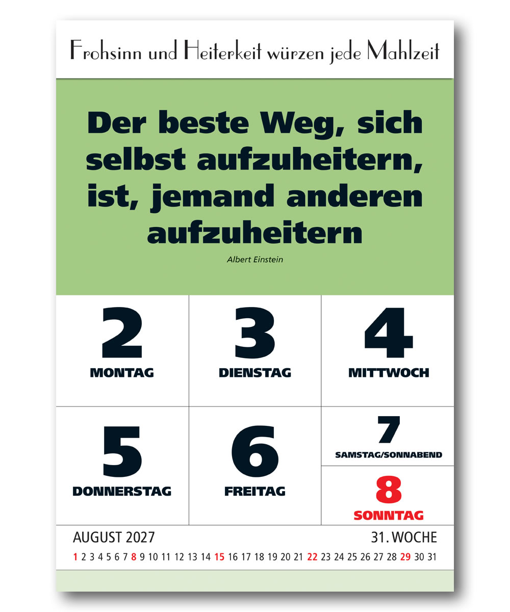 IMPULS-Wochenspruch Kalender 2027 **