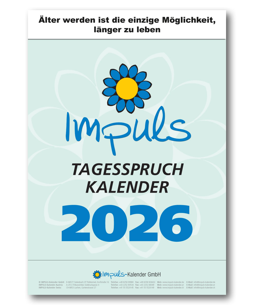 IMPULS-Tagesspruch Kalender 2026 **