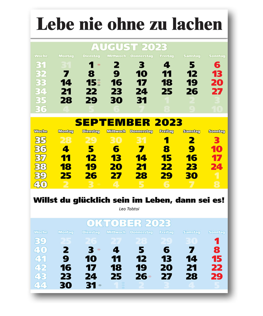 IMPULS-3-Monatsspruch Kalender 2023*