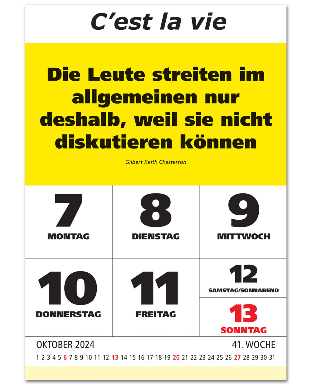 IMPULS-Wochenspruch Kalender 2024 **