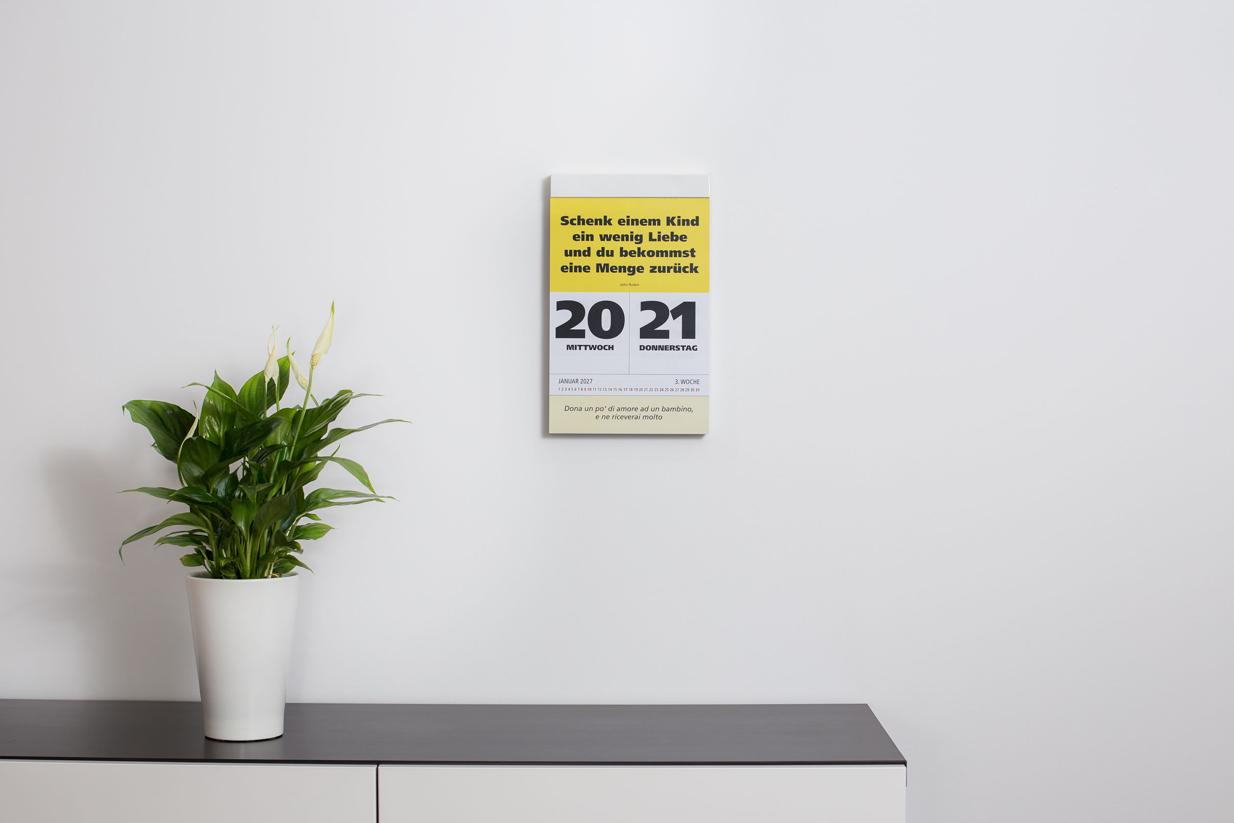 IMPULS-Zwei-(2)Tagesspruch Kalender 2027 - DOPPIO **