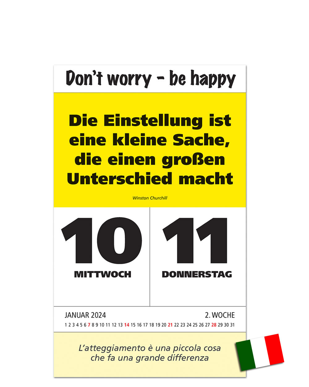 IMPULS-Zwei-(2)Tagesspruch Kalender  2025* - ABVERKAUF