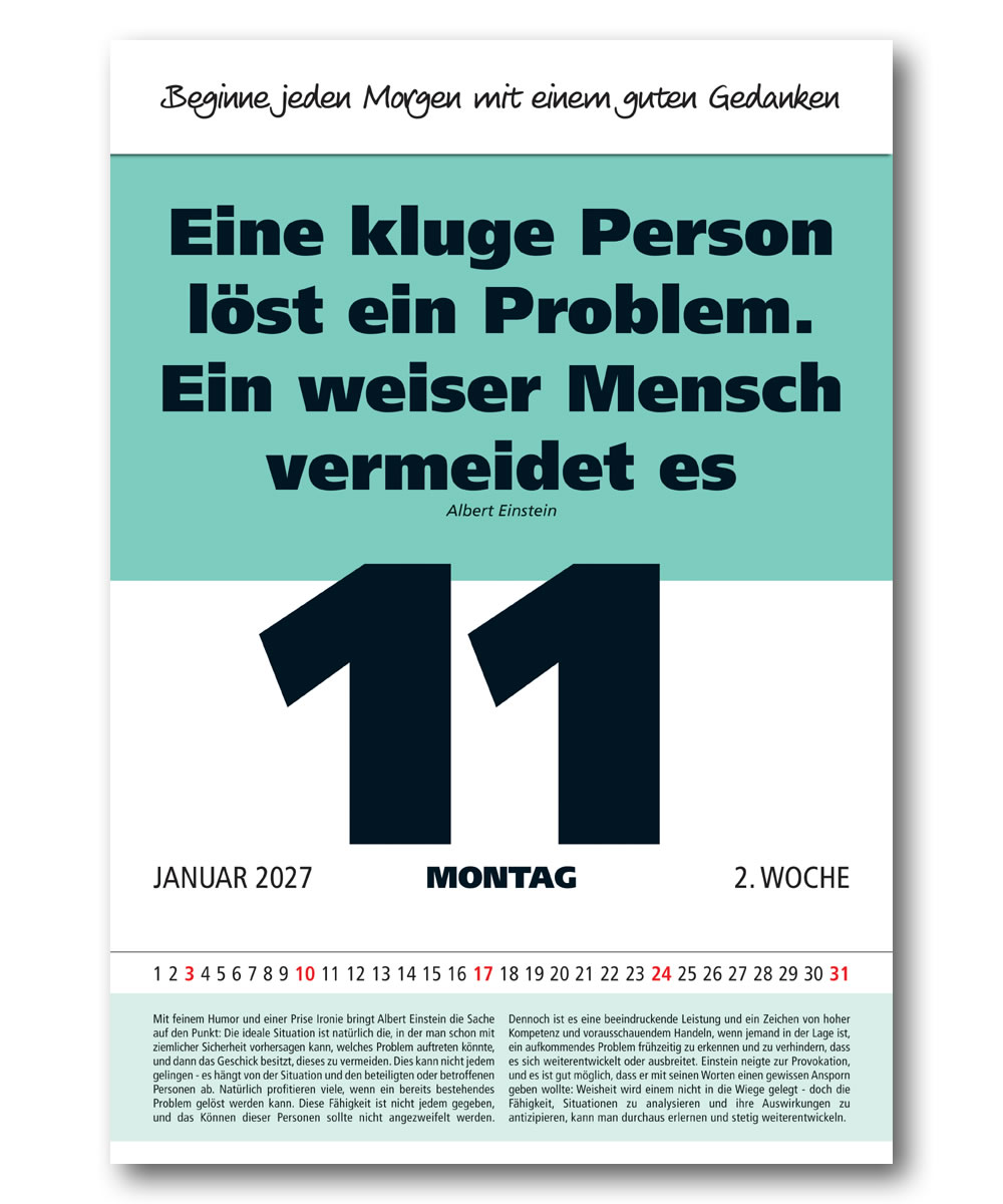 IMPULS-Tagesspruch Kalender 2027 **