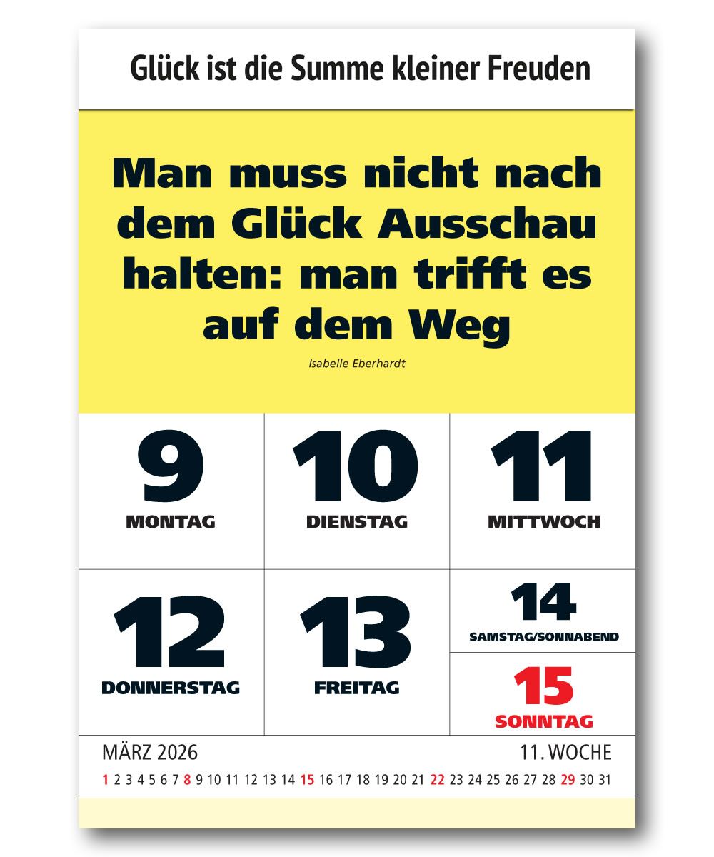 IMPULS-Wochenspruch Kalender 2026 **