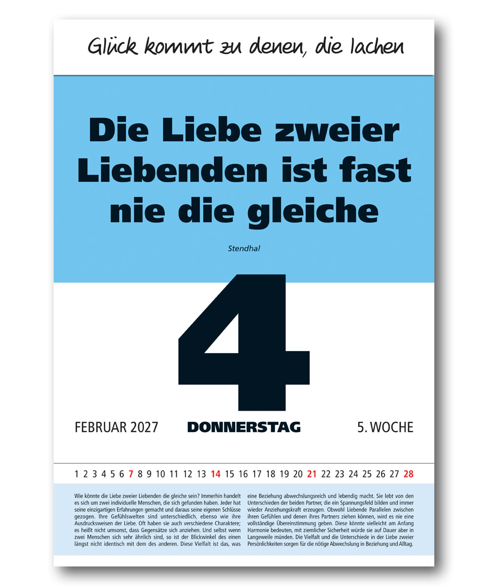IMPULS-Tagesspruch Kalender 2027 **