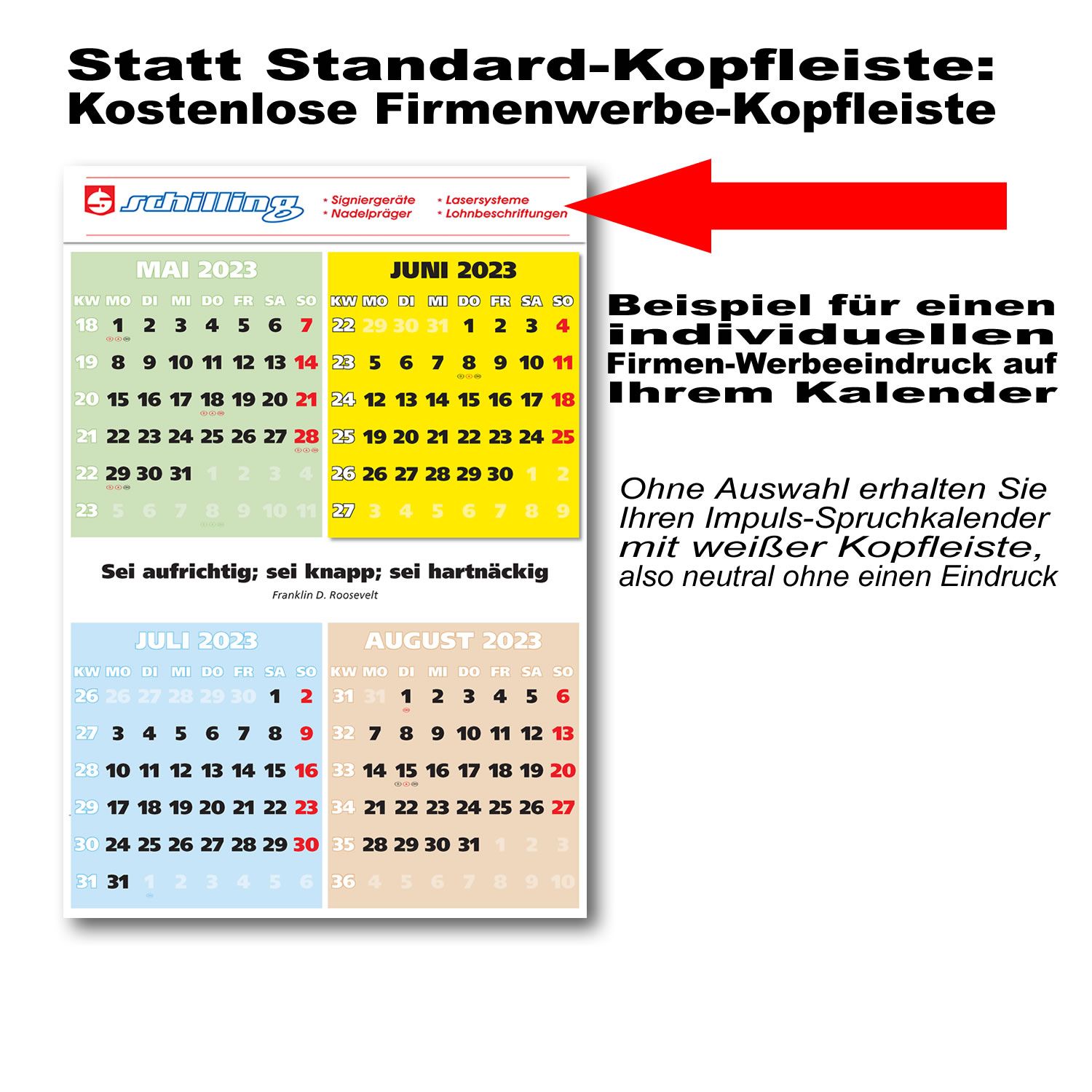 Impuls 4Monatsspruch Kalender 2025 Leitspruch Zitate Sprüche