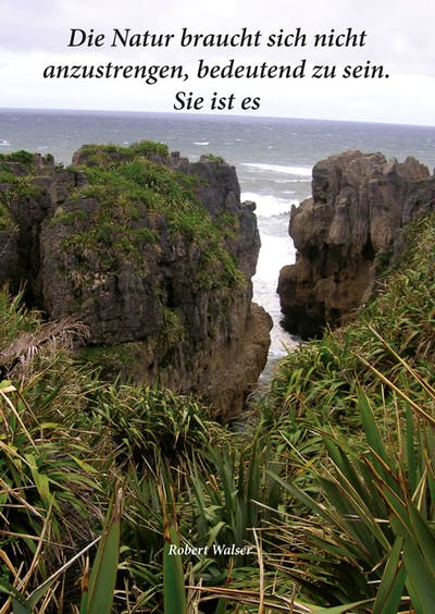 Foto Postkarten Set 2 Zitate Sprüche Zitat Landschaften Leitmotive DIN