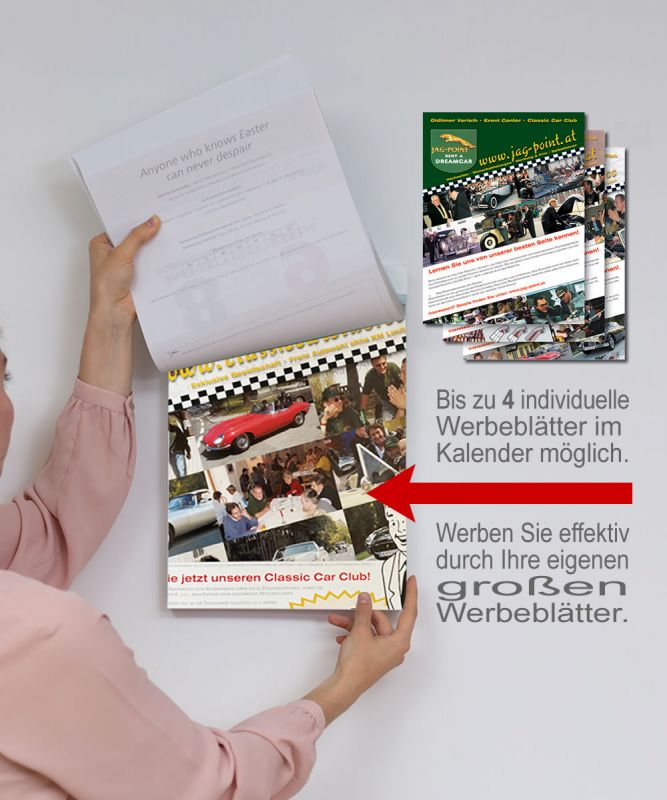 Direkt-Werbekalender Werbung Impuls Kalender Werbekopfleiste 